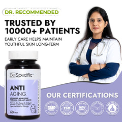 Ayurvedic Capsules for Anti Aging | Natural Ayurvedic Medicine for Youthful Skin & Collagen Support ( 60 Capsules)