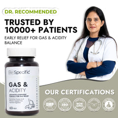 Ayurvedic Capsules for Gas & Acidity Relief – Advanced Ayurvedic Formula with 100% Natural Extracts for Gas Relief, Acid Balance & Digestive Support