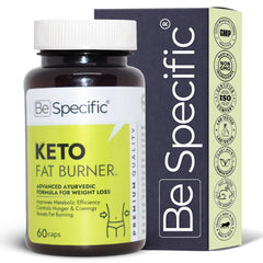 Ayurvedic Keto Fat Burner Capsules – Advanced Ayurvedic Formula with 100% Natural Extracts for Weight Loss, Fat Metabolism & Appetite Control (60 Capsules)