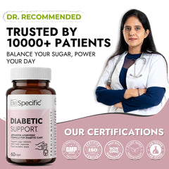 Ayurvedic Diabetes Capsules | 100% Natural & Pure Advanced Ayurvedic Formula for Blood Sugar Support (60 Capsules)