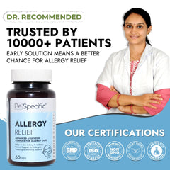 Allergy Relief Capsules – Ayurvedic Medicine for Skin Allergy, Sneezing & Itching (60 Capsules)