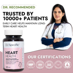 Ayurvedic Heart Health Capsules – Advanced Ayurvedic Formula for Heart Care | 100% Natural Extracts for Healthy BP, Cholesterol & Circulation