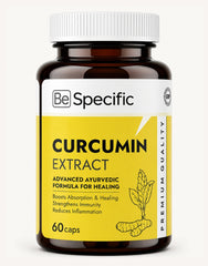 Curcumin Extract Capsules | 100% Pure & Natural Turmeric Curcumin Extract for Immunity, Joint Support & Anti-Inflammatory Support – 60 Capsules