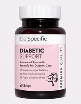 Ayurvedic Diabetes Capsules | 100% Natural & Pure Advanced Ayurvedic Formula for Blood Sugar Support (60 Capsules)