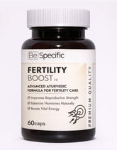Fertility Ayurvedic Medicine | Advanced Ayurvedic Formula with 100% Natural Extracts | Fertility Ayurvedic Capsules for Reproductive Health, Hormonal Balance & Vitality (60 Capsules)