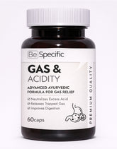 Ayurvedic Capsules for Gas & Acidity Relief – Advanced Ayurvedic Formula with 100% Natural Extracts for Gas Relief, Acid Balance & Digestive Support