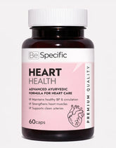 Ayurvedic Heart Health Capsules – Advanced Ayurvedic Formula for Heart Care | 100% Natural Extracts for Healthy BP, Cholesterol & Circulation