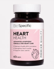 Ayurvedic Heart Health Capsules – Advanced Ayurvedic Formula for Heart Care | 100% Natural Extracts for Healthy BP, Cholesterol & Circulation