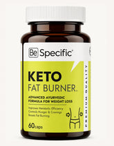Ayurvedic Keto Fat Burner Capsules – Advanced Ayurvedic Formula with 100% Natural Extracts for Weight Loss, Fat Metabolism & Appetite Control (60 Capsules)
