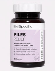 Ayurvedic Piles Relief Capsules – 100% Natural Extracts with Advanced Ayurvedic Formula for Piles Relief, Bleeding Piles, Constipation & Digestive Comfort