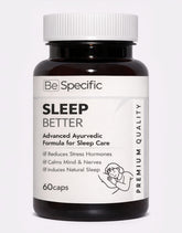 Ayurvedic Sleep Better Capsules – Advanced Ayurvedic Formula with 100% Natural Extracts for Deep Sleep, Insomnia & Anxiety Relief