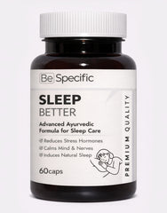 Ayurvedic Sleep Better Capsules – Advanced Ayurvedic Formula with 100% Natural Extracts for Deep Sleep, Insomnia & Anxiety Relief