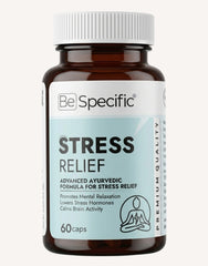 Ayurvedic Stress Relief Capsules – Advanced Ayurvedic Formula Made with 100% Natural Extracts for Stress, Anxiety & Emotional Balance