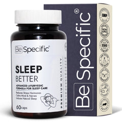Ayurvedic Sleep Better Capsules – Advanced Ayurvedic Formula with 100% Natural Extracts for Deep Sleep, Insomnia & Anxiety Relief