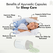 Ayurvedic Sleep Better Capsules – Advanced Ayurvedic Formula with 100% Natural Extracts for Deep Sleep, Insomnia & Anxiety Relief