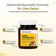Liver Cleanse Tea for Detox & Healthy Liver Function | 100% Ayurvedic & Safe