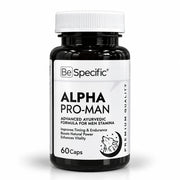 Alpha Pro-Man – Advanced Ayurvedic Formula for Men Stamina, Power & Vitality | Improves Timing & Endurance | Natural Energy Booster for Men | 60 Capsules