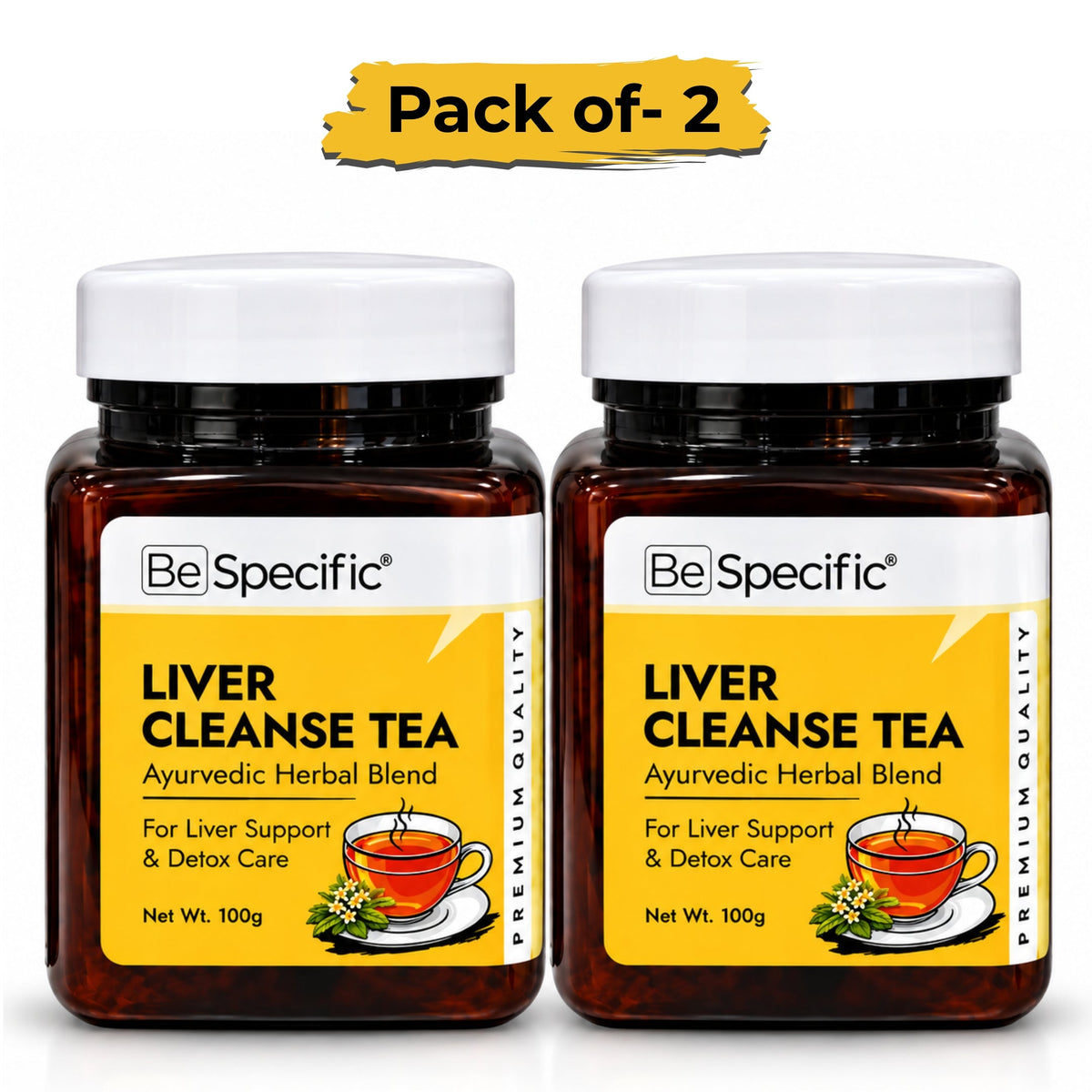 Liver Cleanse Tea for Detox & Healthy Liver Function | 100% Ayurvedic & Safe