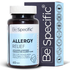 Allergy Relief Capsules – Ayurvedic Medicine for Skin Allergy, Sneezing & Itching (60 Capsules)