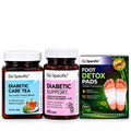 Diabetic Support Ayurvedic Wellness Kit – Capsules, Herbal Tea & Foot Detox Pads