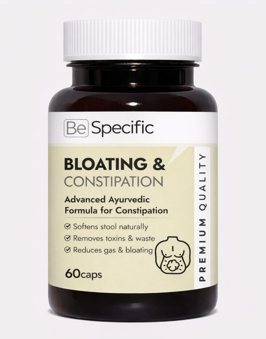 Bloating & Constipation Capsules – Advanced Ayurvedic Formula for Gas, Bloating & Constipation Relief