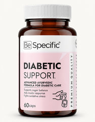 Ayurvedic Diabetes Capsules | 100% Natural & Pure Advanced Ayurvedic Formula for Blood Sugar Support (60 Capsules)