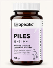 Ayurvedic Piles Relief Capsules – 100% Natural Extracts with Advanced Ayurvedic Formula for Piles Relief, Bleeding Piles, Constipation & Digestive Comfort