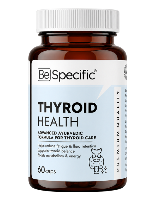 Ayurvedic Thyroid Health Capsules – Advanced Ayurvedic Formula Made with 100% Natural Extracts for Thyroid Balance, Metabolism & Hormonal Support